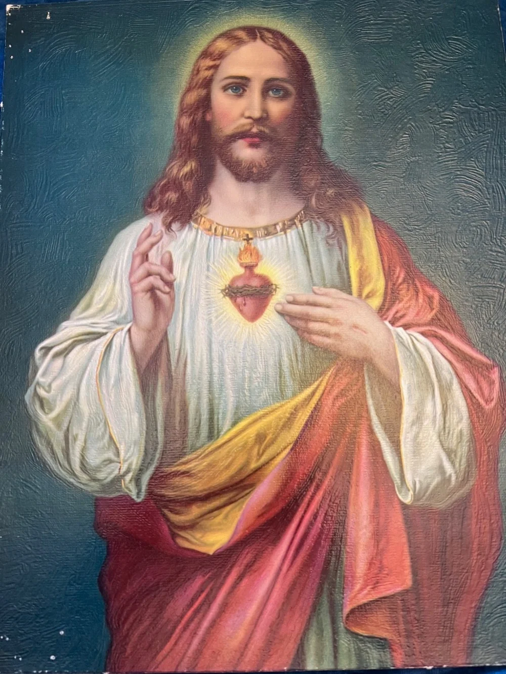 Vintage Sacred Heart of Jesus Print